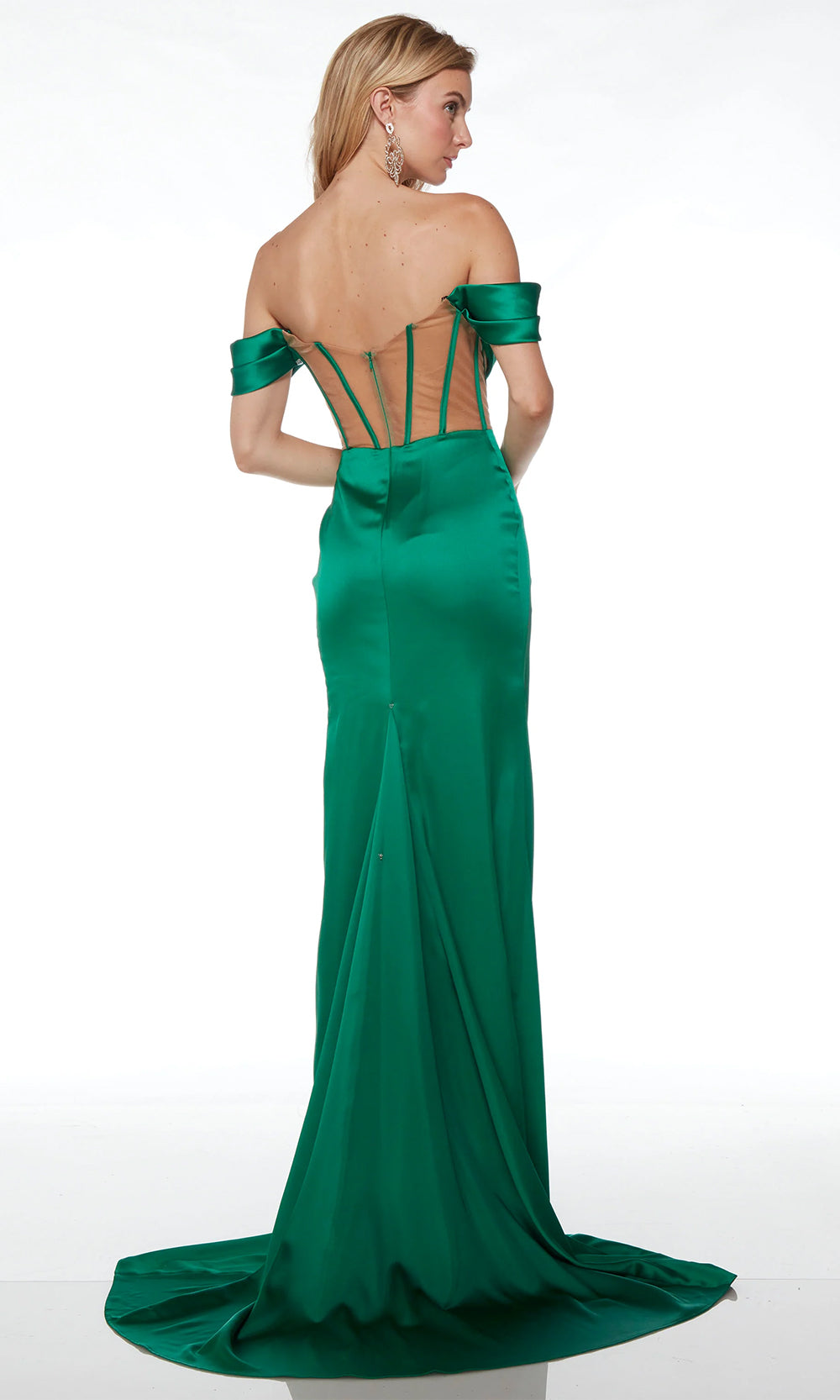 Alyce Paris 61572 - Sweetheart Slit Evening Dress Evening Dresses