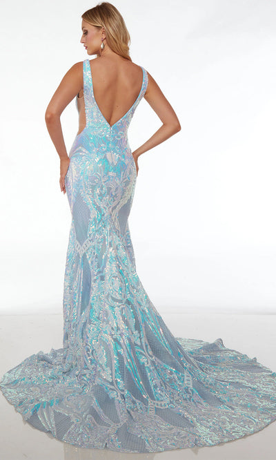 Alyce Paris 61651 - Sleeveless Sequin Embellished Prom Gown Prom Dresses