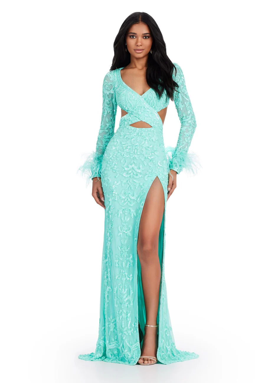 Ashley Lauren 11364 - Crisscross Gown