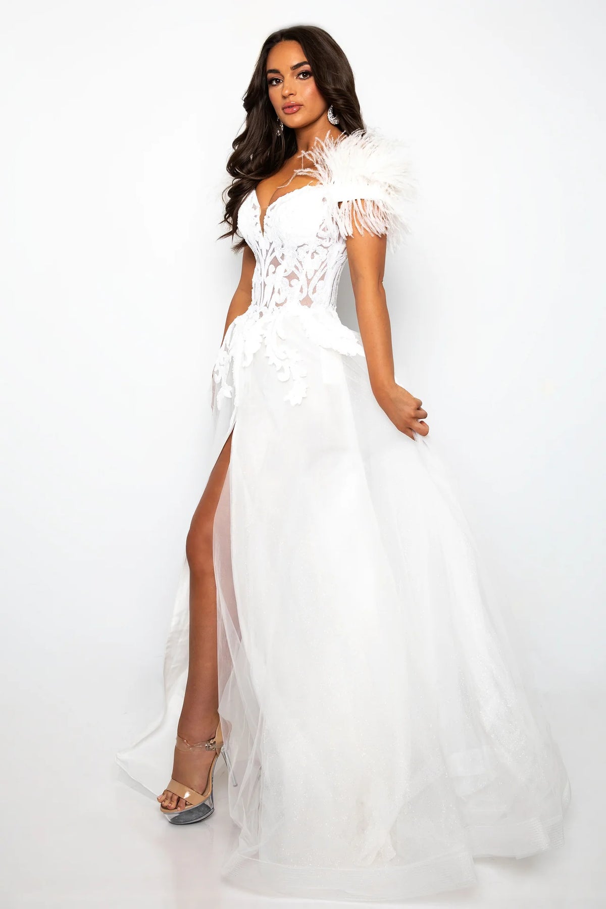 Ava Presley 39213 - Sequin A-Line Prom Dress