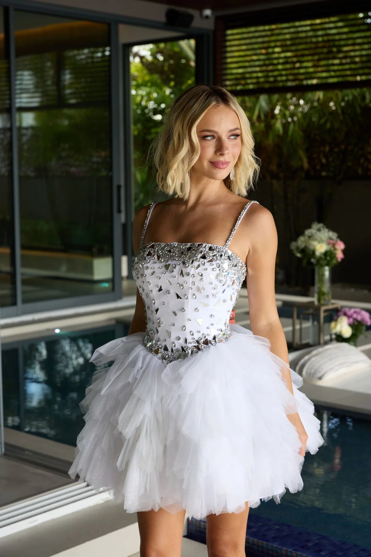 Ava Presley 29180 - Ruffled A-Line Cocktail Dress