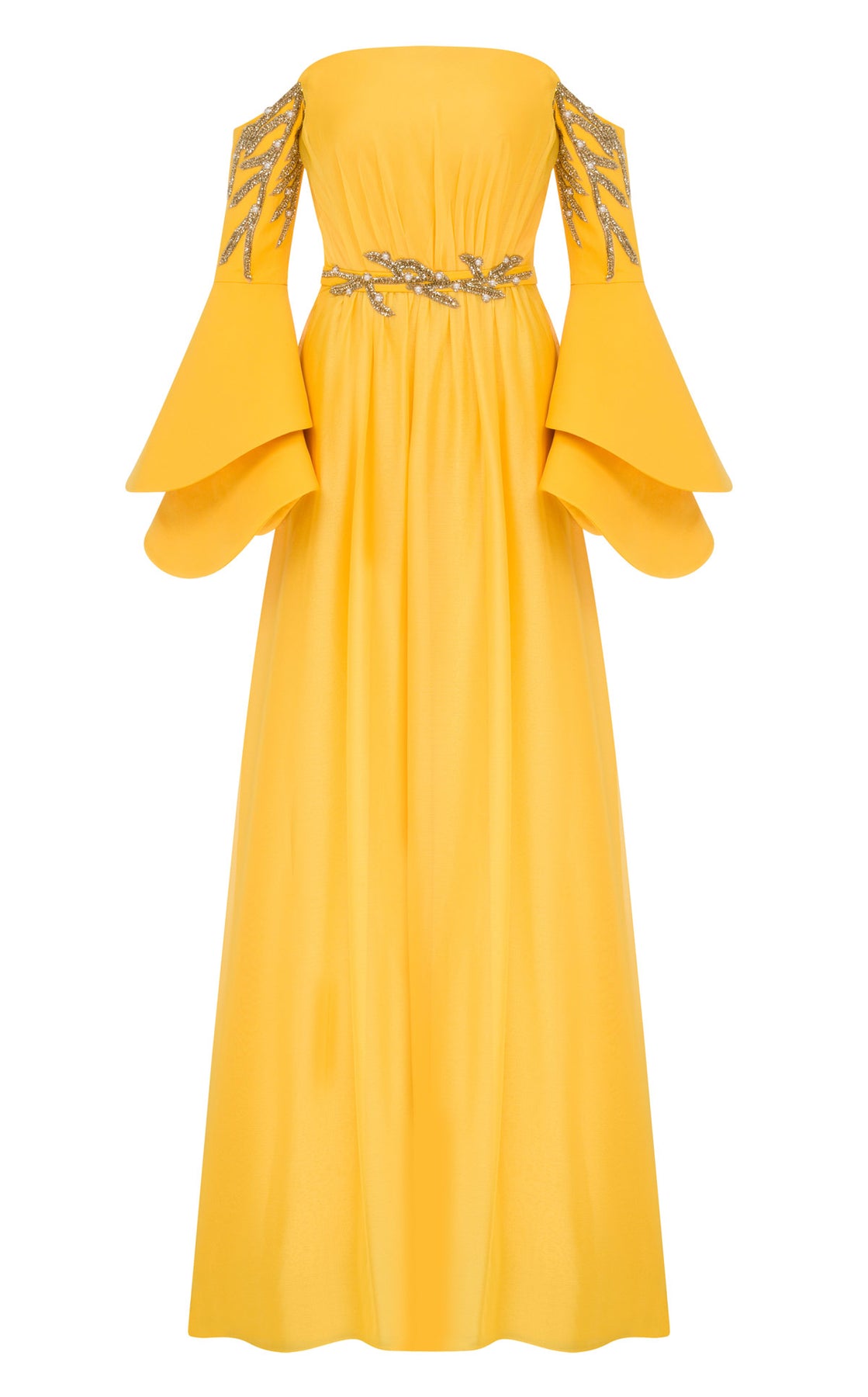 MNM Couture B1103 - Bell Sleeve A-Line Evening Dress