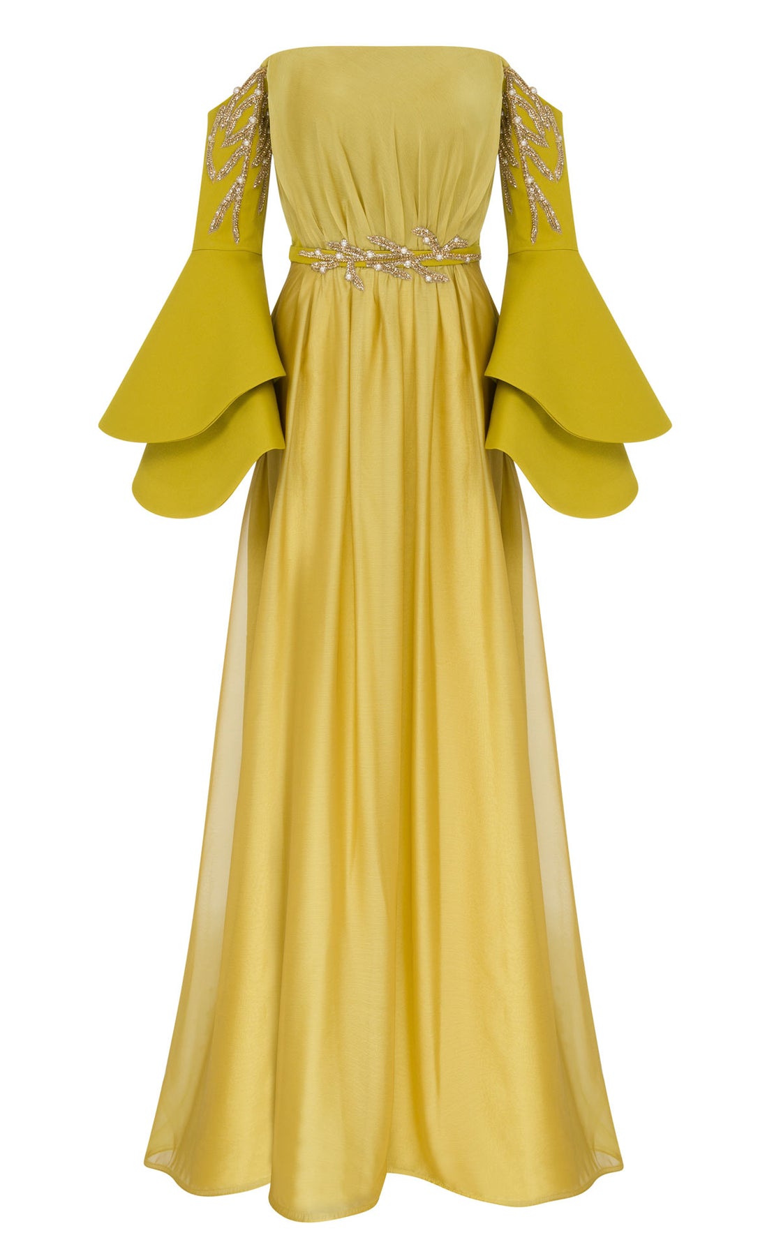 MNM Couture B1103 - Bell Sleeve A-Line Evening Dress