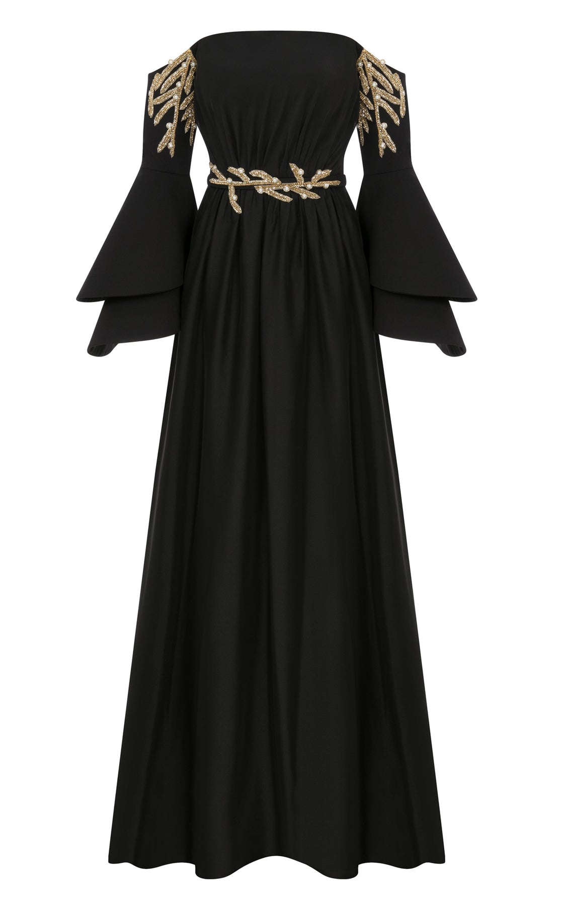 MNM Couture B1103 - Bell Sleeve A-Line Evening Dress
