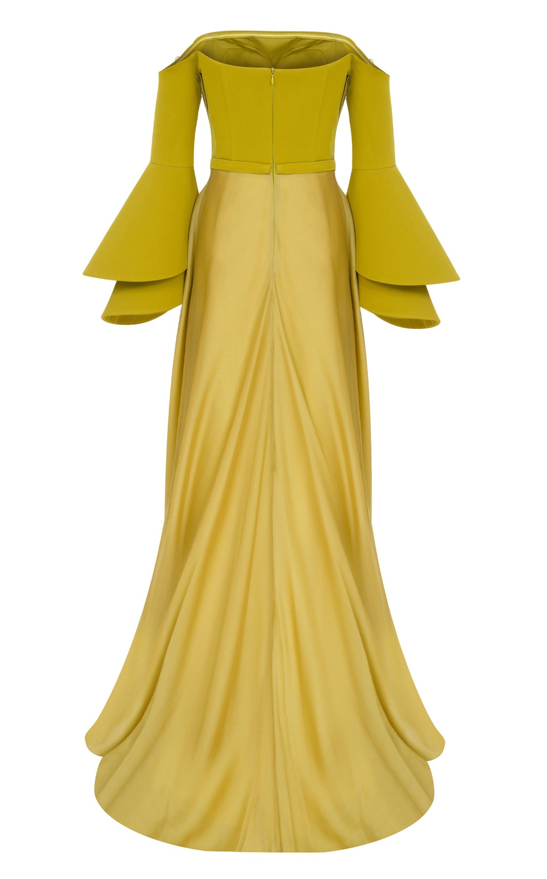MNM Couture B1103 - Bell Sleeve A-Line Evening Dress