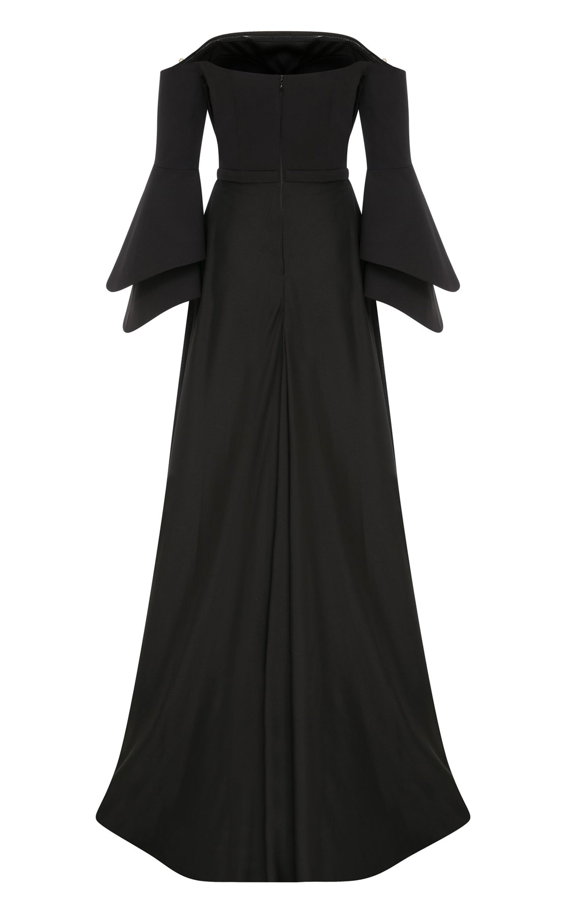 MNM Couture B1103 - Bell Sleeve A-Line Evening Dress