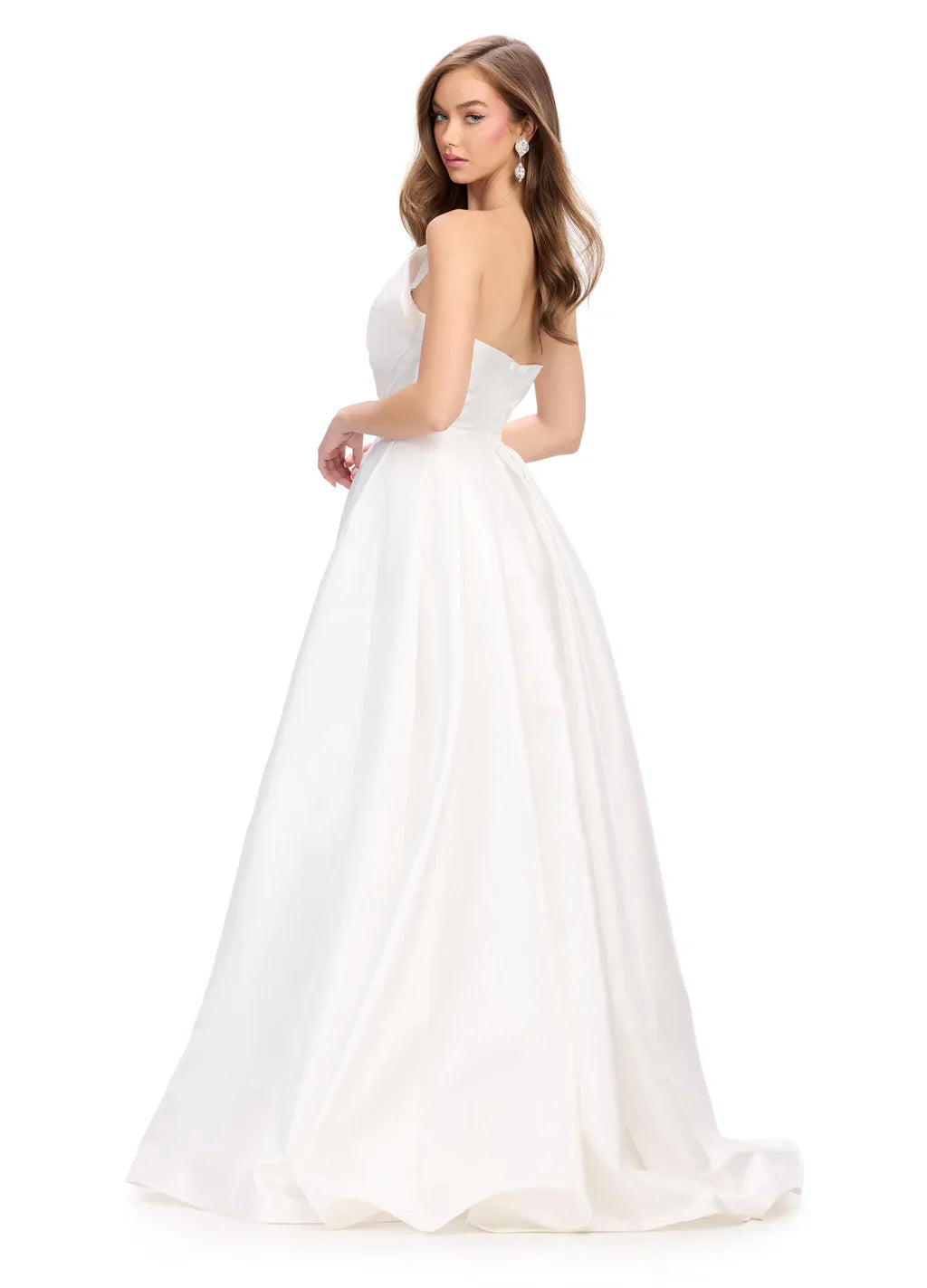 Ashley Lauren 11609 - Strapless Mikado Prom Gown