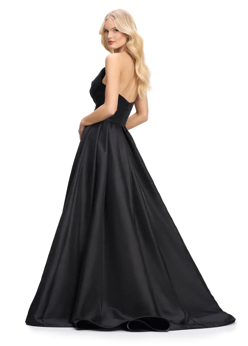 Ashley Lauren 11609 - Strapless Mikado Prom Gown