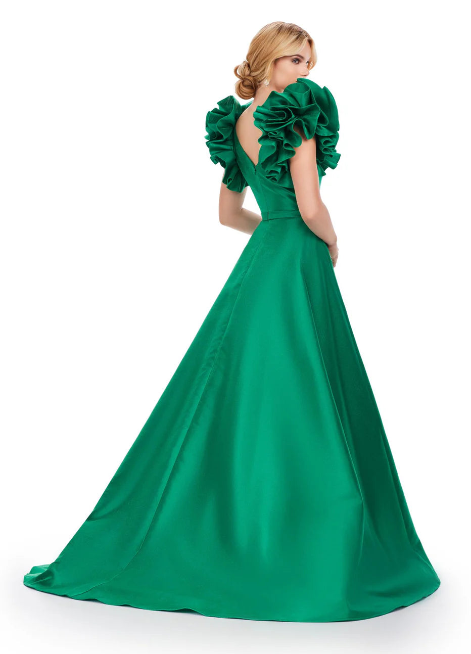 Ashley Lauren 11610 - Oversized Ruffle Prom Dress