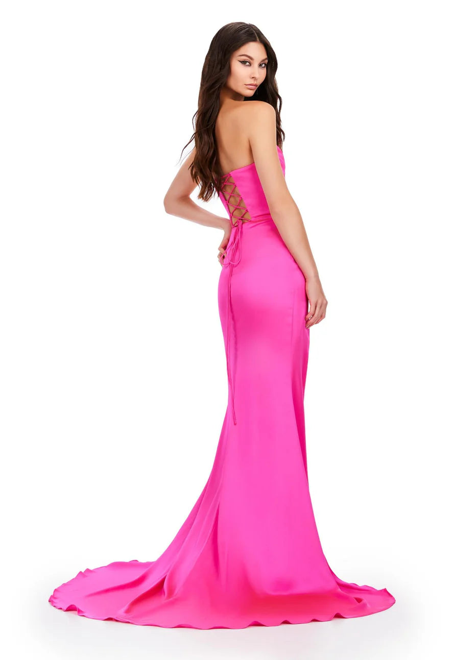 Ashley Lauren 11605 - Wrap Bodice Prom Dress