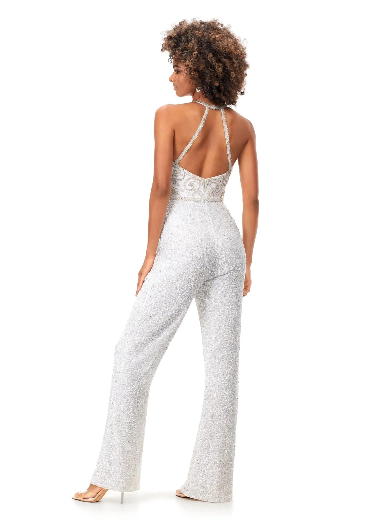Ashley Lauren 11339 - Halter Jumpsuit