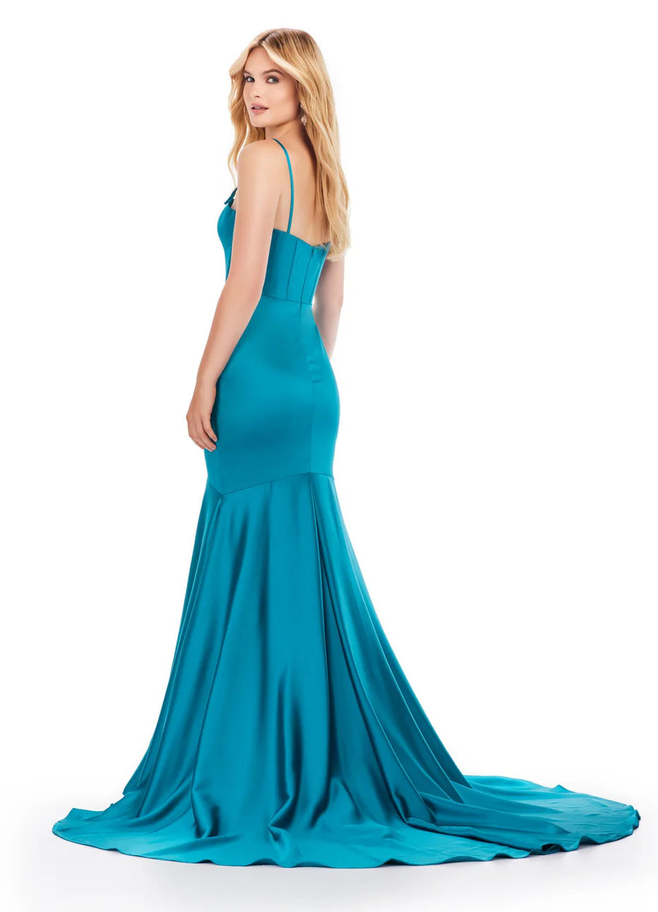 Ashley Lauren 11644 - Plunging Bustier Prom Dress