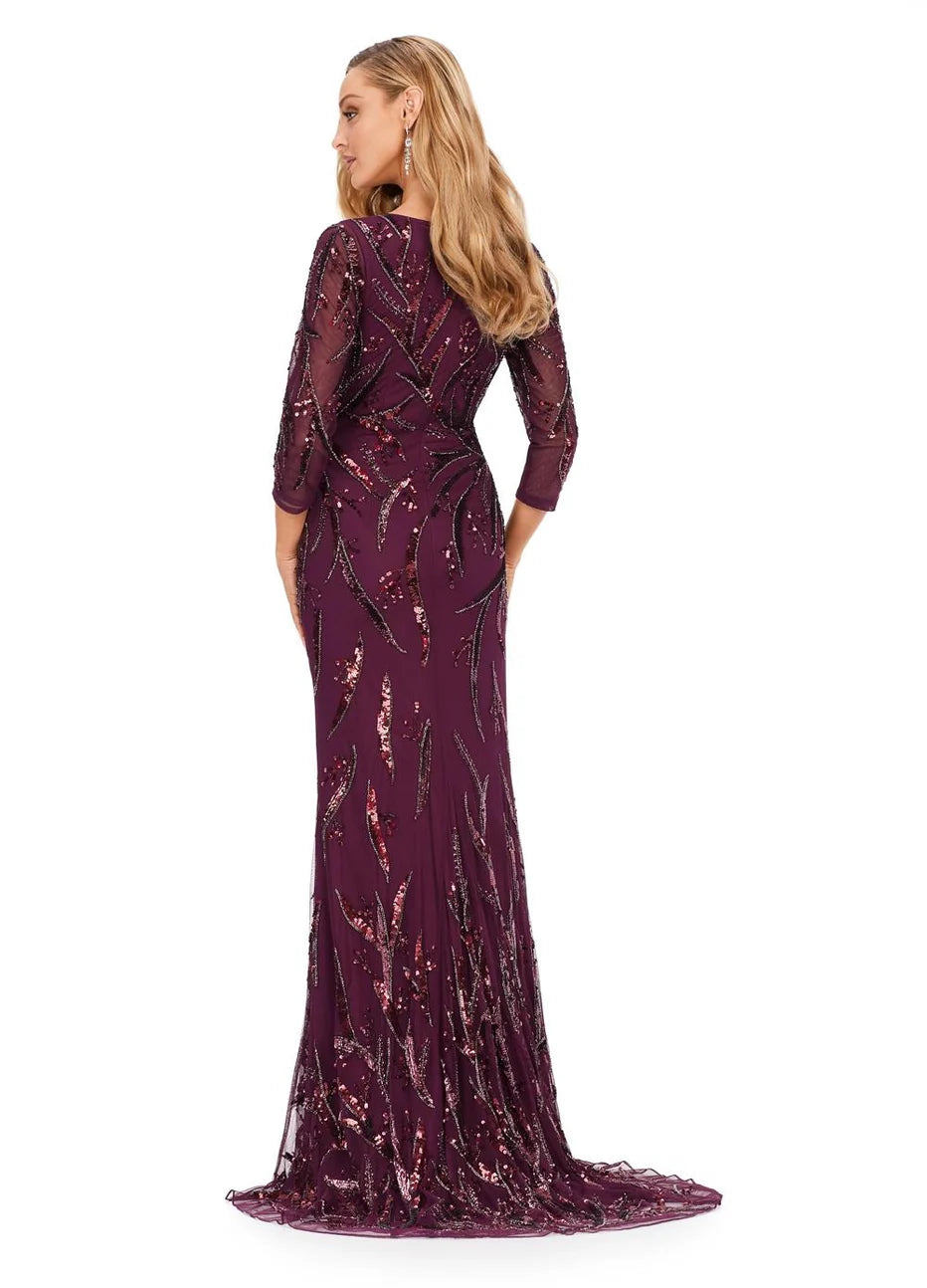 Ashley Lauren 11205 - Quarter Sleeve Gown