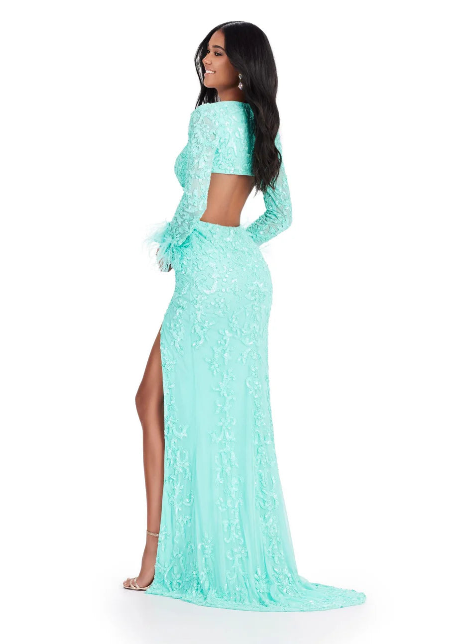 Ashley Lauren 11364 - Crisscross Gown