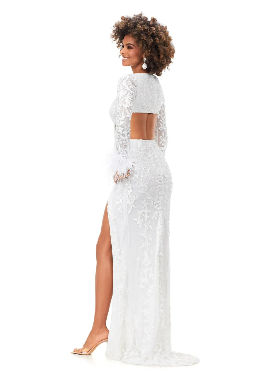 Ashley Lauren 11364 - Crisscross Gown