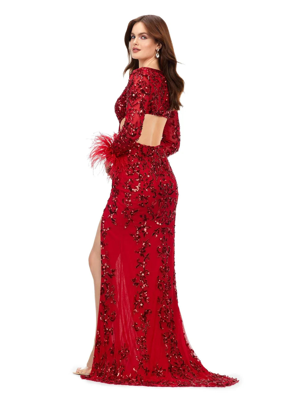 Ashley Lauren 11364 - Crisscross Gown