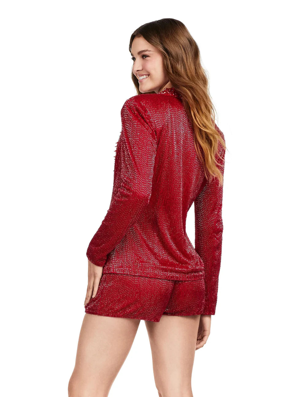 Ashley Lauren 4632 - Beaded Romper