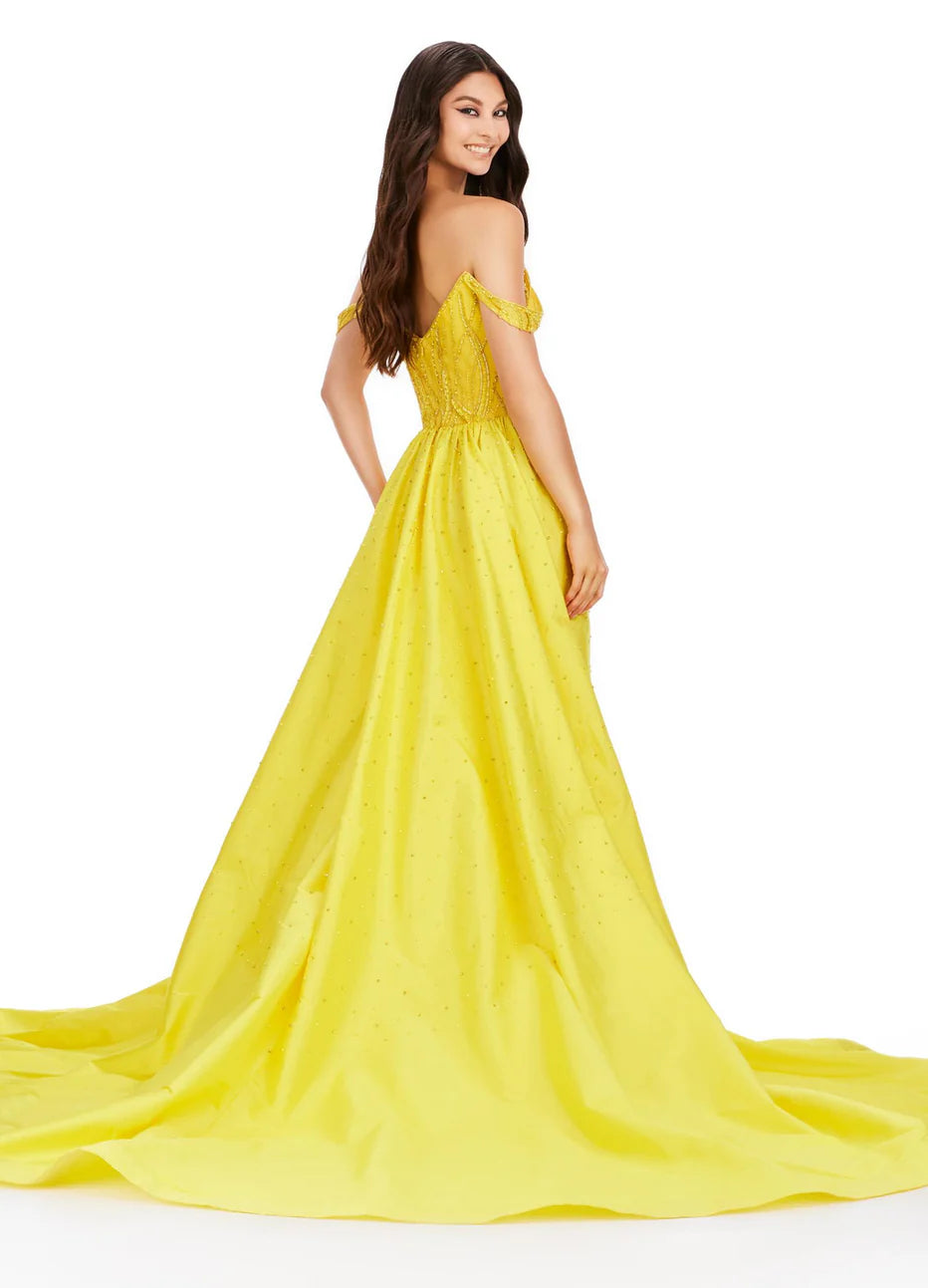 Ashley Lauren 11458 - Sweetheart Overskirt Prom Dress