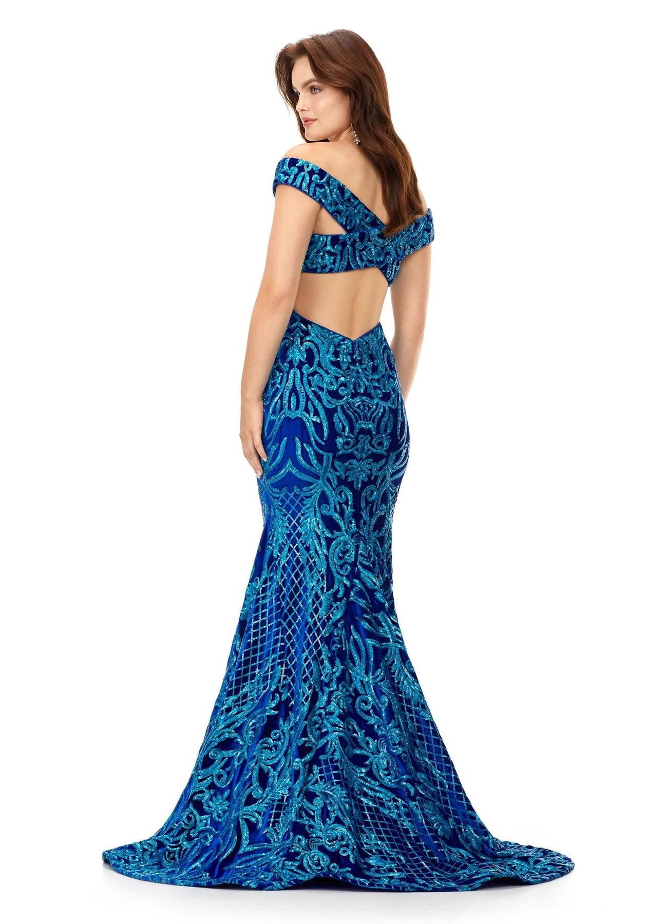 Ashley Lauren 11330 - Off-Shoulder Gown