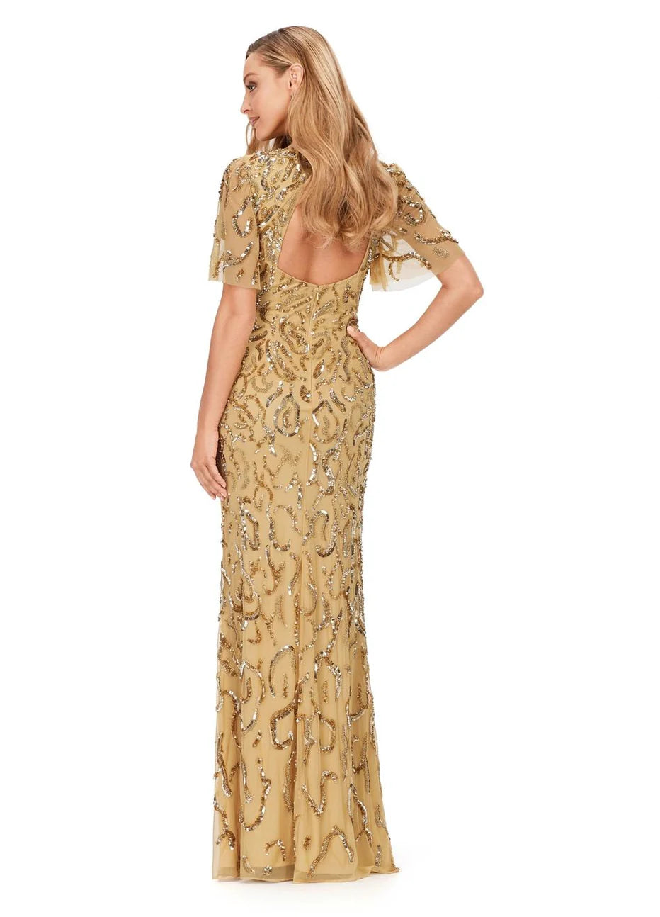 Ashley Lauren 11216 - Jewel Neck Gown
