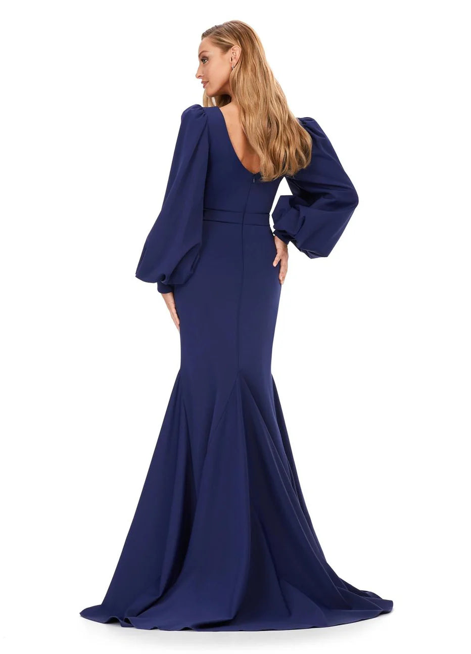 Ashley Lauren 11345 - Bishop Sleeve Gown