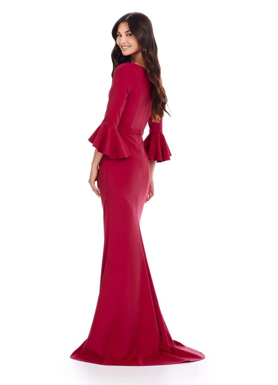 Ashley Lauren 11325 - Bateau Neck Dress