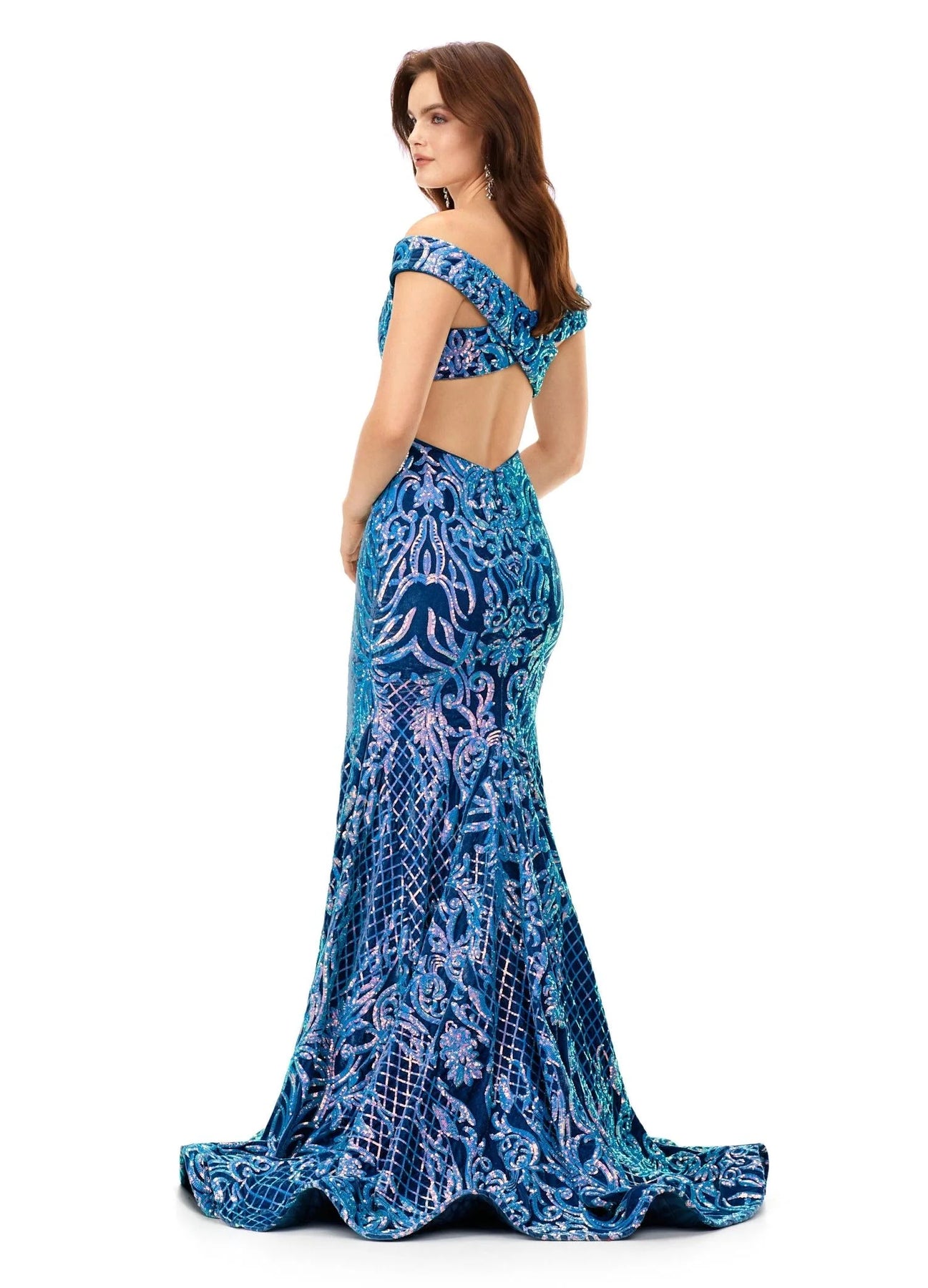 Ashley Lauren 11330 - Off-Shoulder Gown