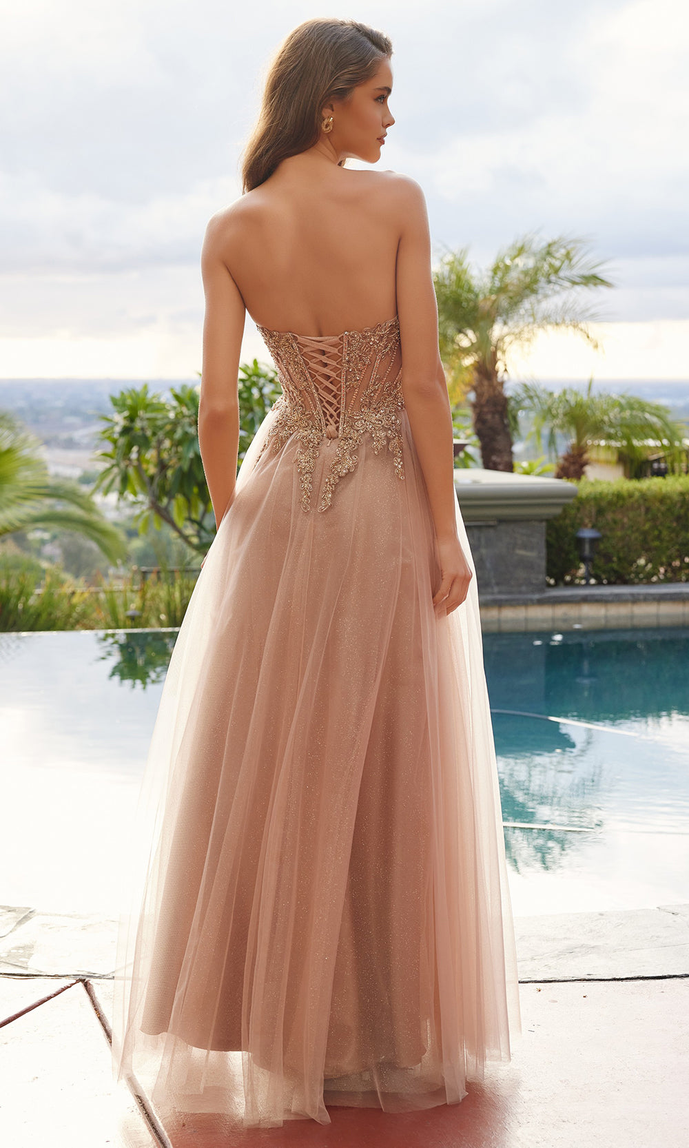 Nox Anabel C1843 - Elegant Beaded Formal Evening Dress Prom Dresses
