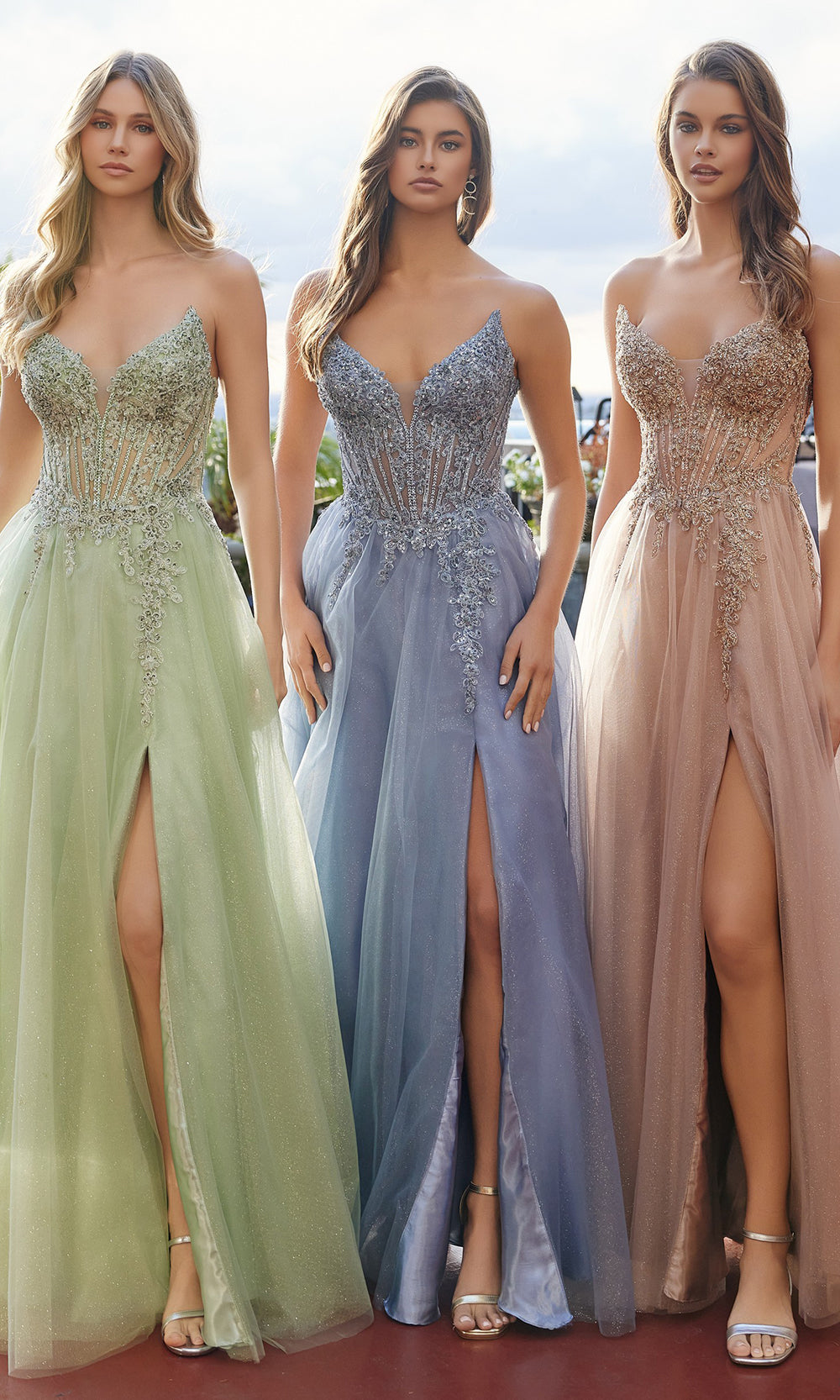 Nox Anabel C1843 - Elegant Beaded Formal Evening Dress Prom Dresses