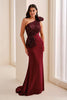 Cameron Blake CB784 - Bow Accent Sequin Evening Dress
