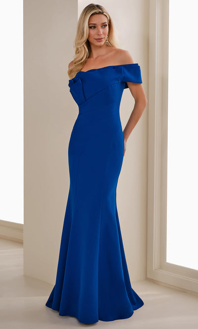 Cameron Blake CB905 - Seam Sculpted Off Shoulder Evening Gown Prom Dresses