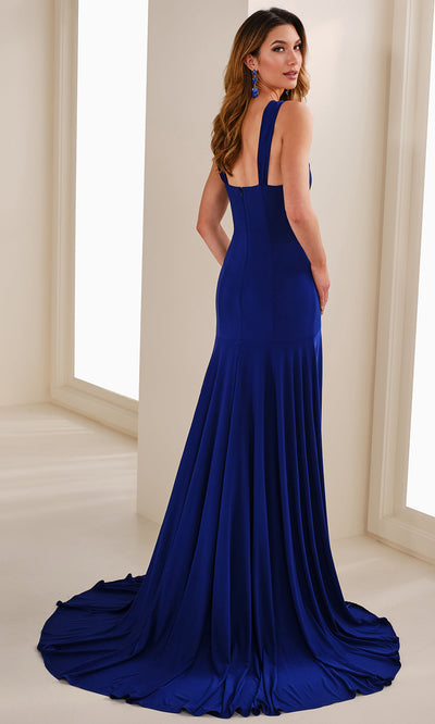 Cameron Blake CB911 - Halter Cutout Fit and Flare Gown Formal Gowns