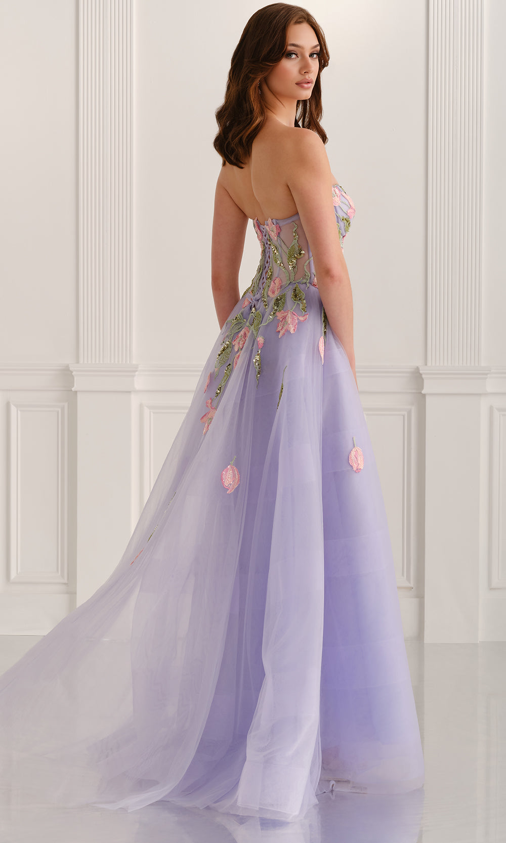 Colette CL6103 - Sweetheart Embellished Organza Gown Ball Gowns
