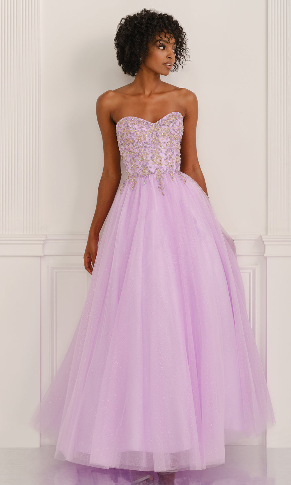 Colette CL6111 - Strapless Layered Tulle Prom Gown Prom Dresses