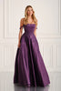 Colette CL6151 - Off Shoulder Embroidered Gown with Pockets