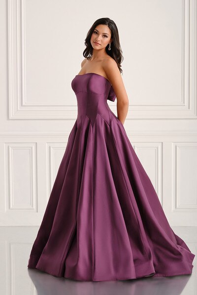Colette CL6189 - Straight Neck Seamed Bodice Ballgown