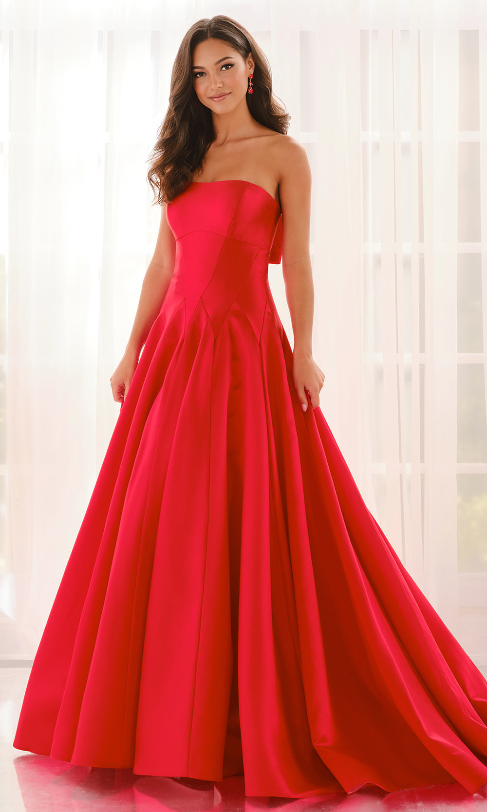 Colette CL6189 - Straight Neck Seamed Bodice Ballgown Ball Gowns