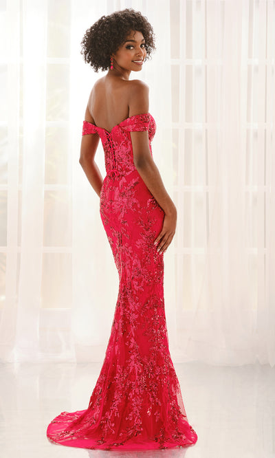 Colette CL6205 - Sweetheart Embroidered Sequin Gown Prom Dresses