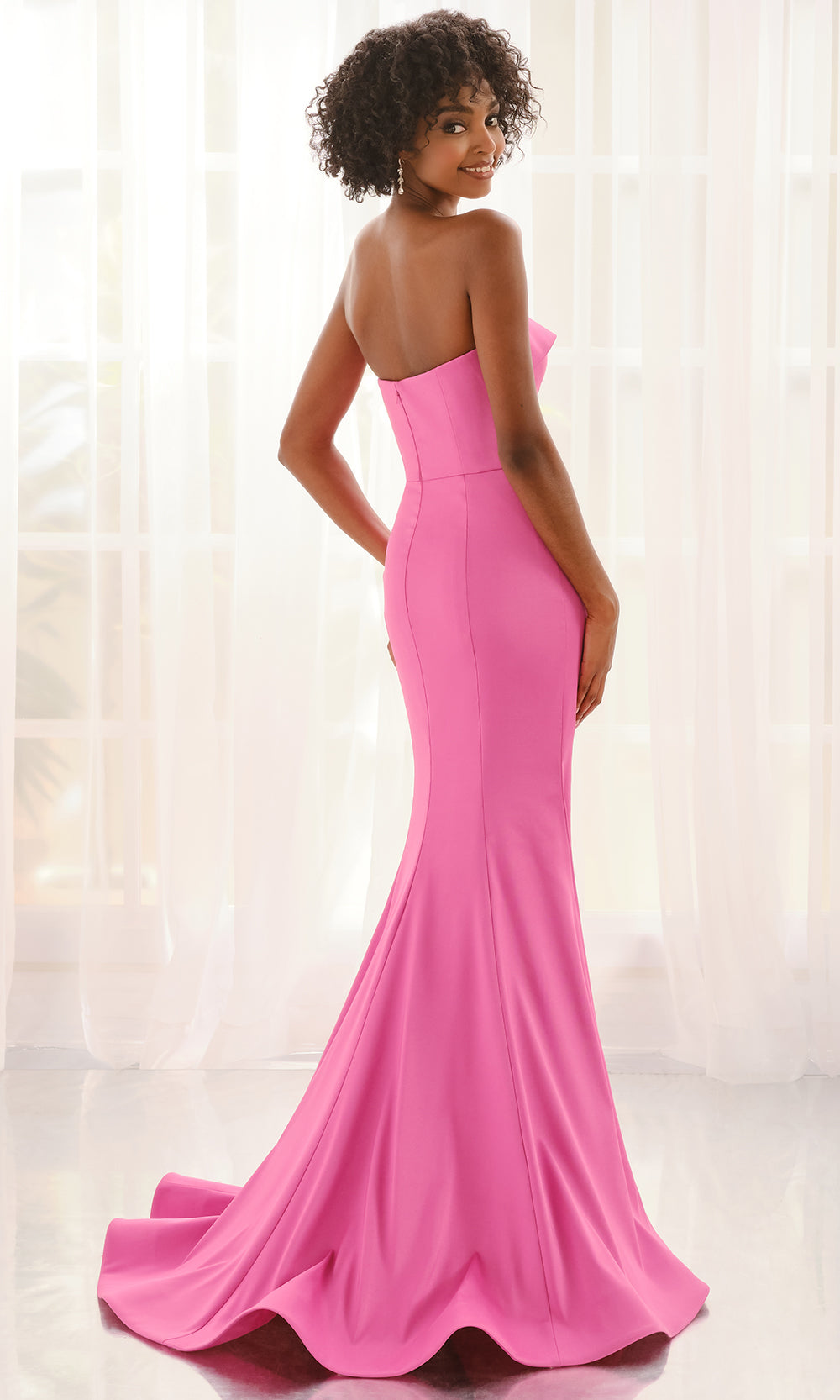 Colette CL6207 - Fit and Flare Strapless Prom Gown Prom Dresses