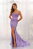 Colette By Daphne CL8440 - Strapless Sequin Prom Gown