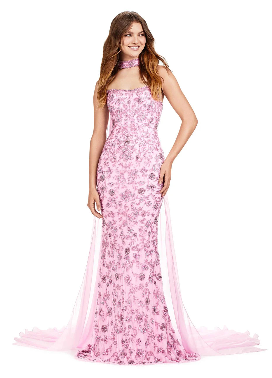 Ashley Lauren 11404 - Beaded Gown