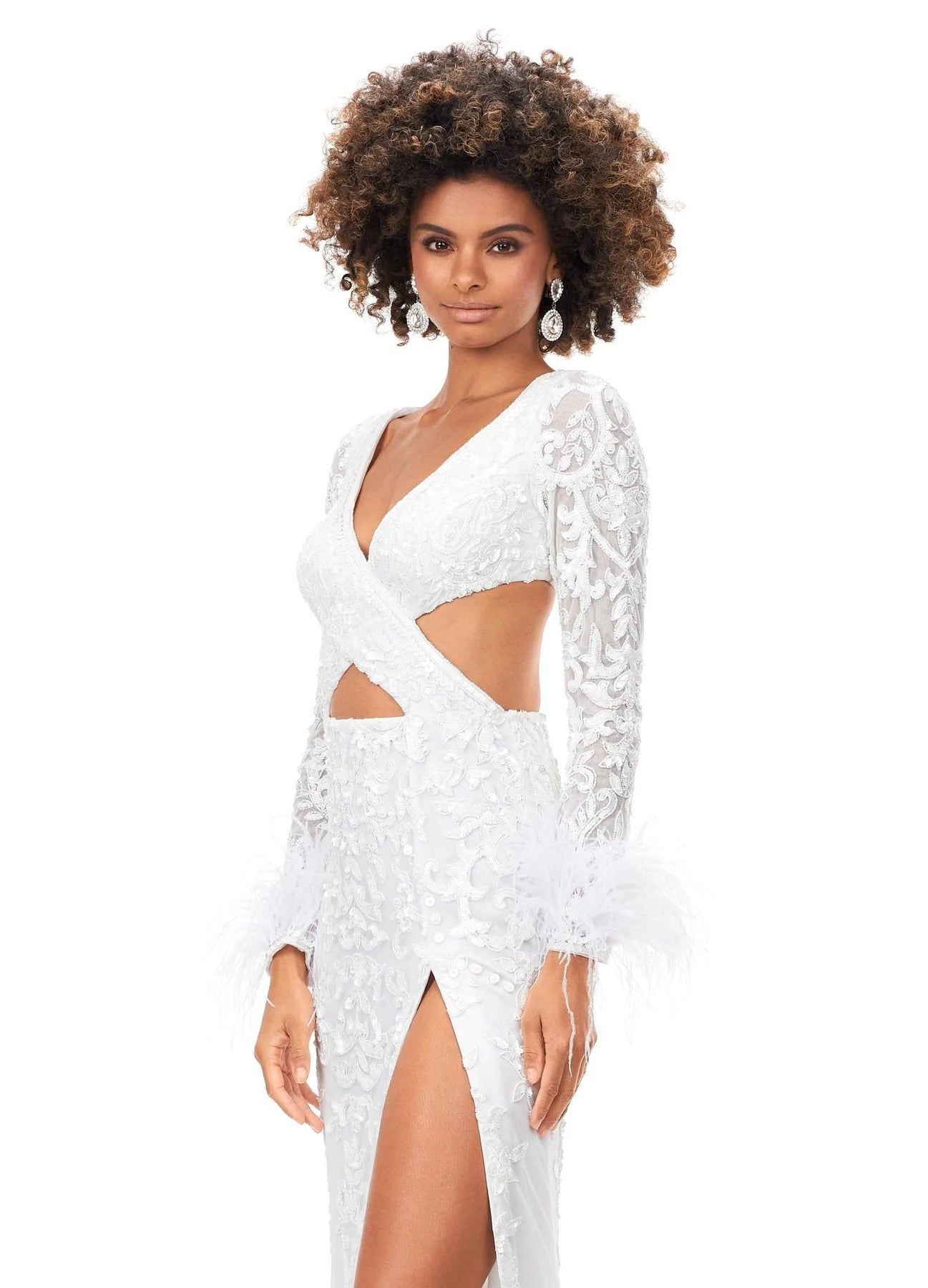 Ashley Lauren 11364 - Crisscross Gown