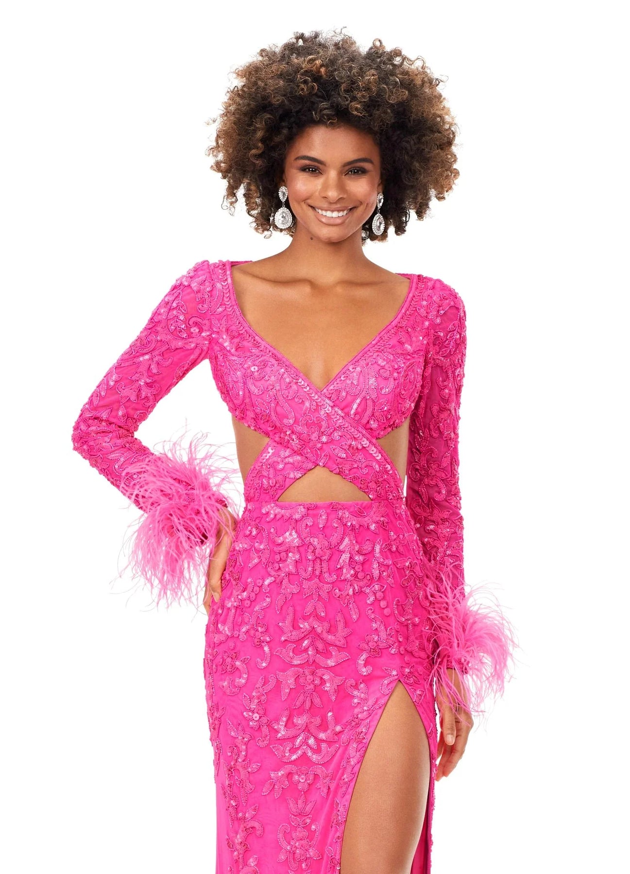 Ashley Lauren 11364 - Crisscross Gown
