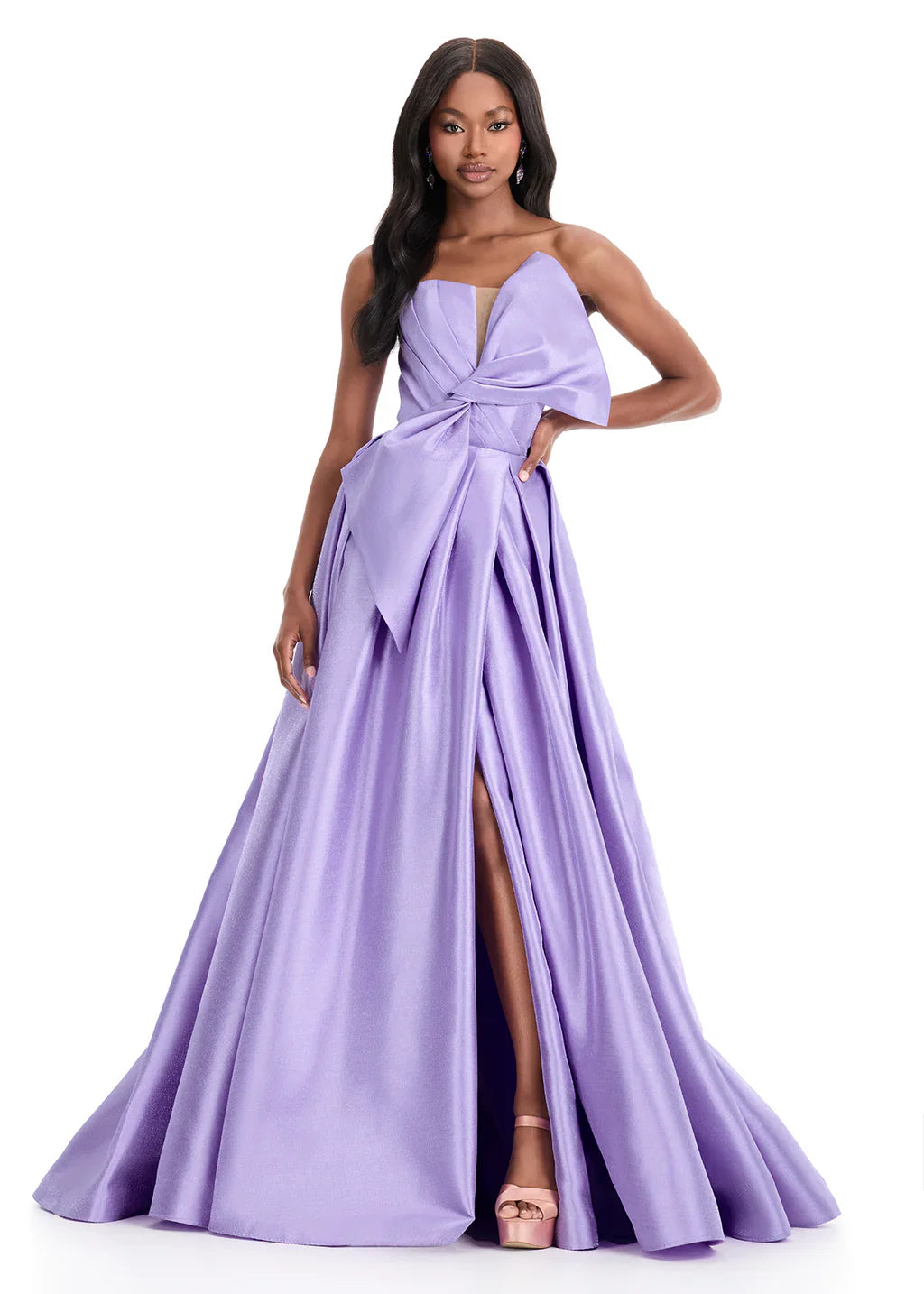 Ashley Lauren 11609 - Strapless Mikado Prom Gown