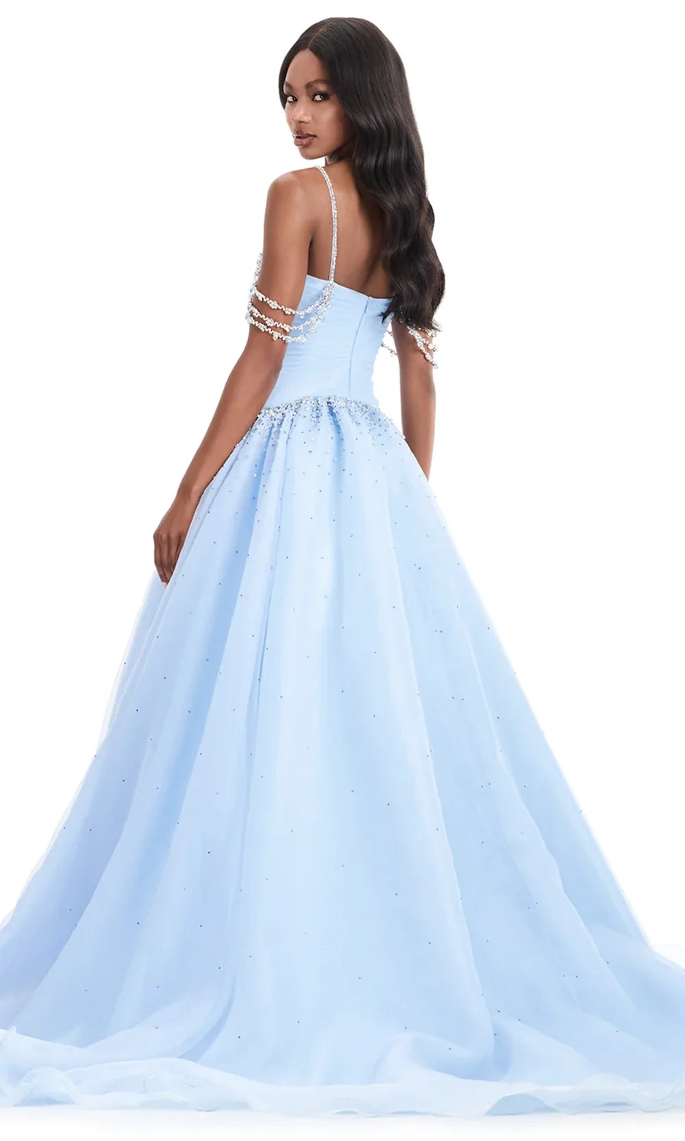 Ashley Lauren 12048 - Ruched Sweetheart Embellished Gown Ball Gowns