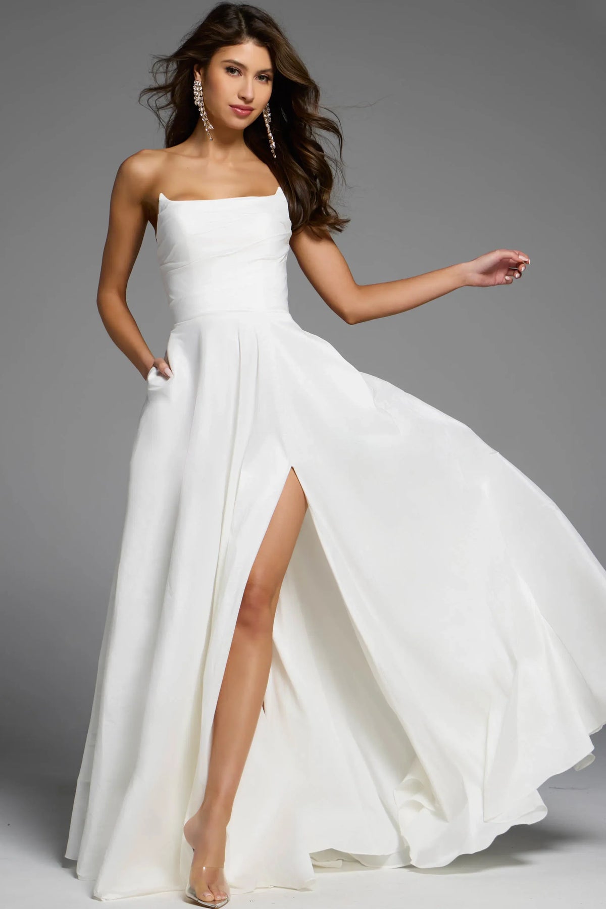 Jovani D5822 - Scoop Neck Prom Dress