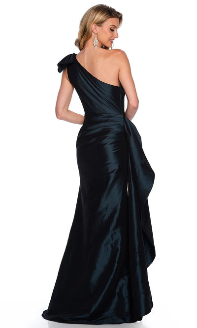 Dave & Johnny 11598 - One Shoulder Bow Gown 