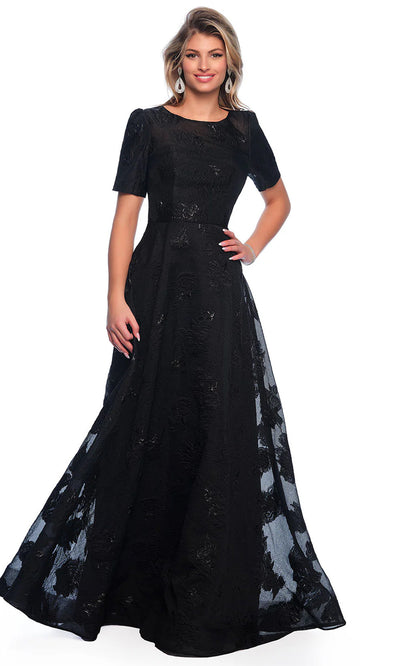 Dave & Johnny 11815 - Jewel Embroidered Evening Dress Evening Dresses 0 / Black