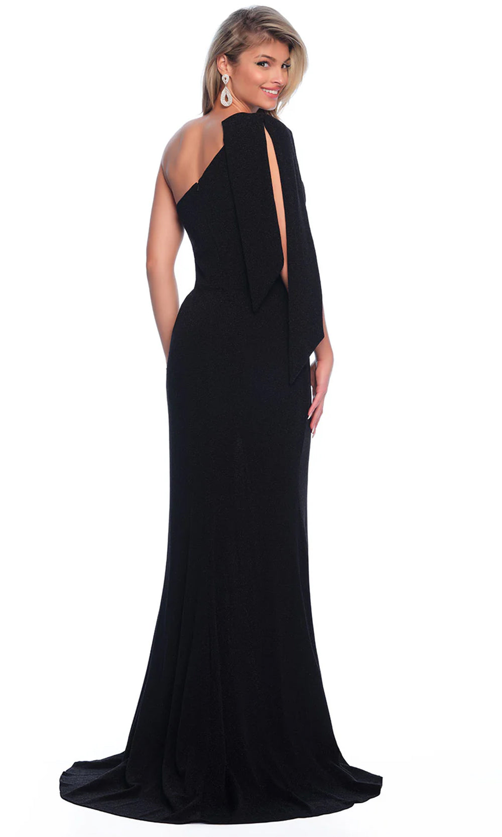 Dave & Johnny 11851 - One Shoulder Fitted Evening Dress 