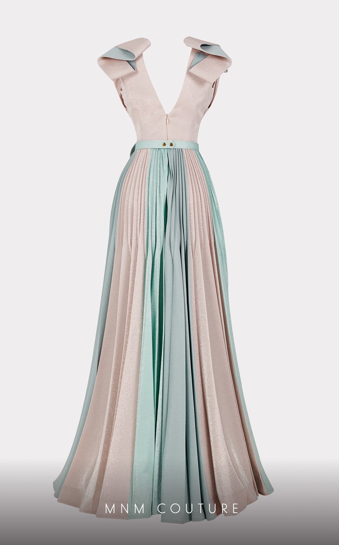 MNM Couture E0028 - Pleated Dress